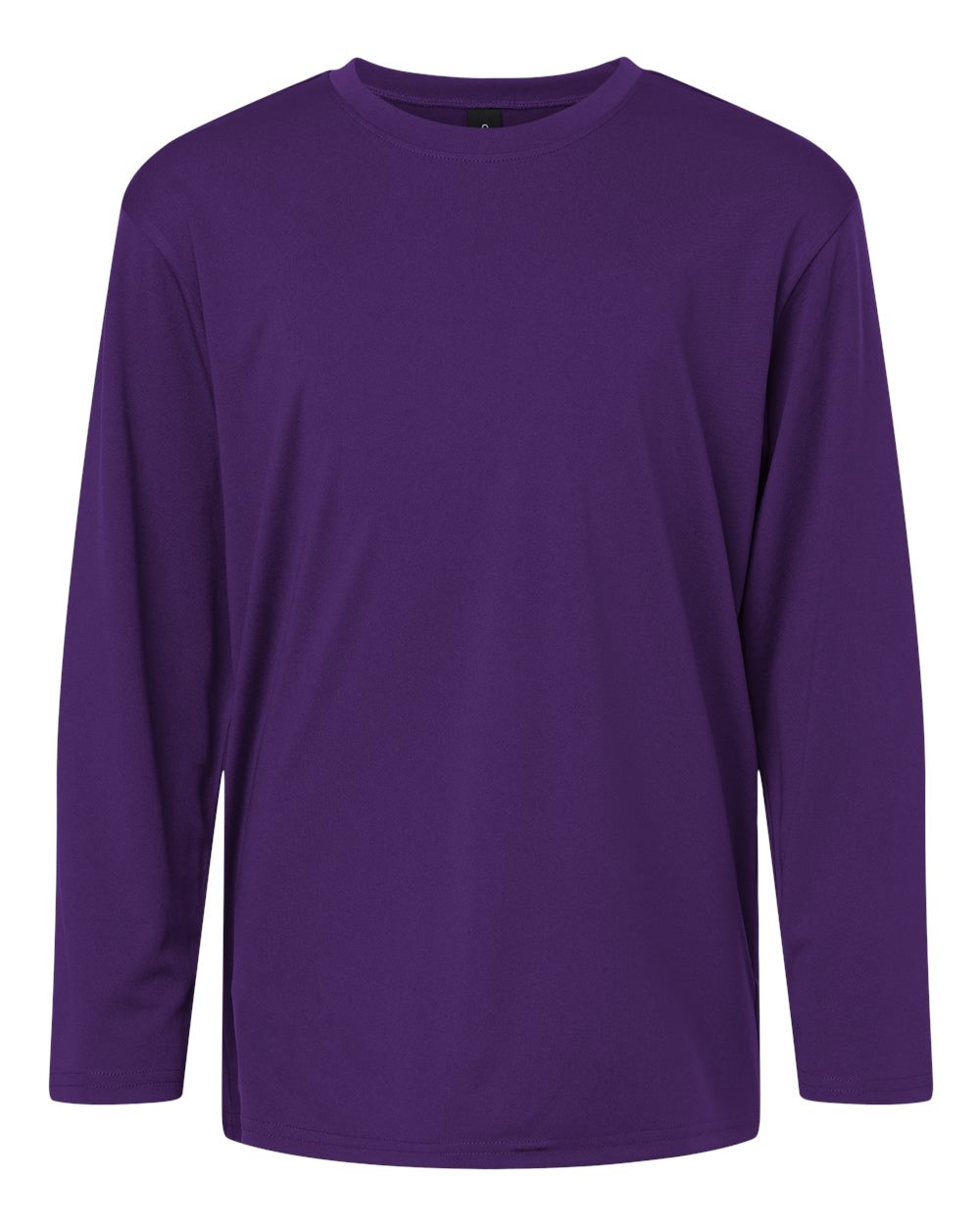 Youth Pro-Lock Performance Long Sleeve T-Shirt - Front - B00996672 - Purple