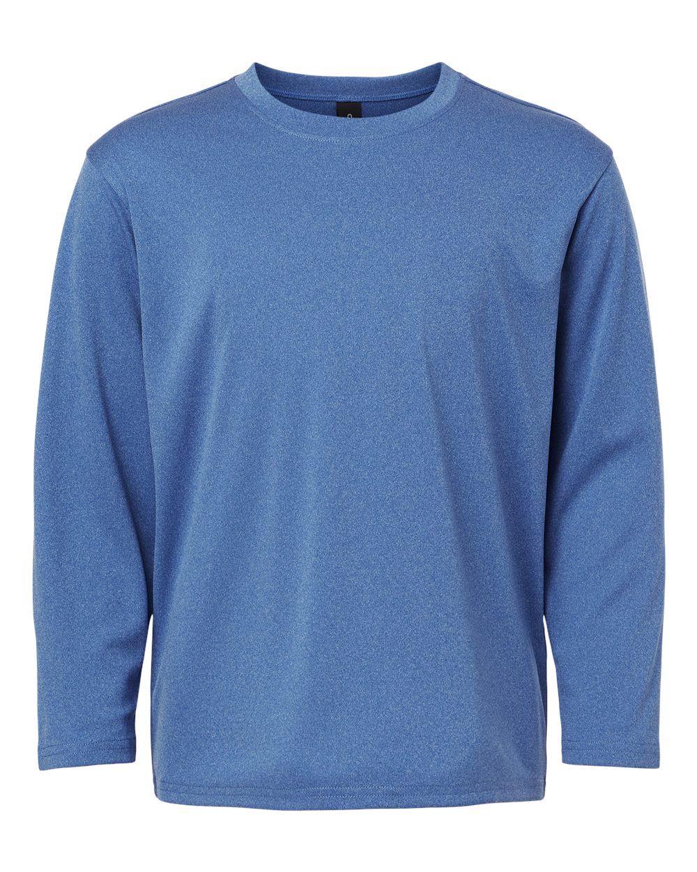 Youth Pro-Lock Performance Long Sleeve T-Shirt - Front - B00996752 - Heather Royal