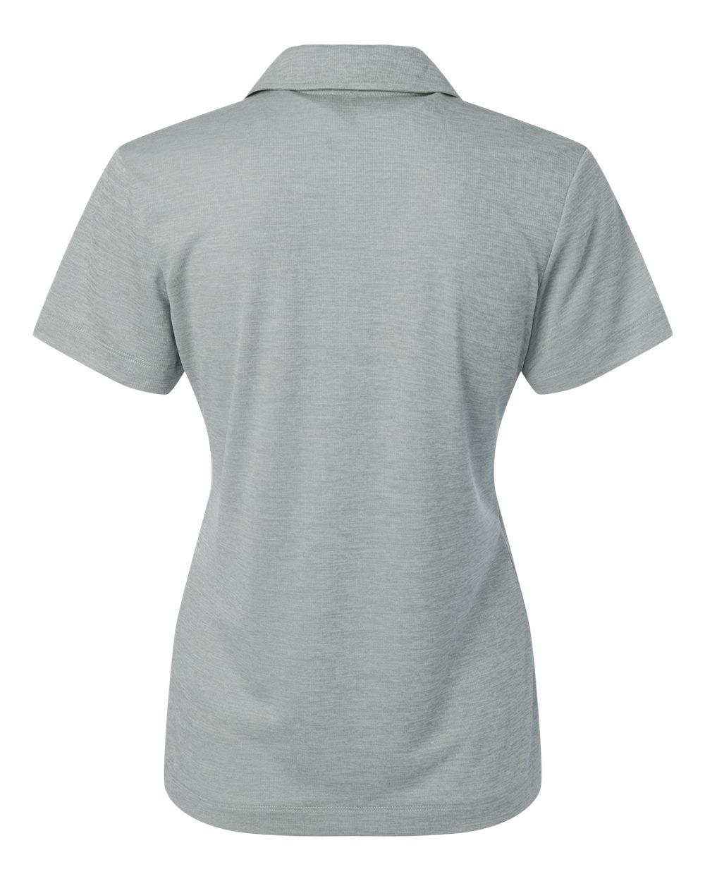 Women's Performance Mélange Polo - Back - B01796003 - Silver Melange
