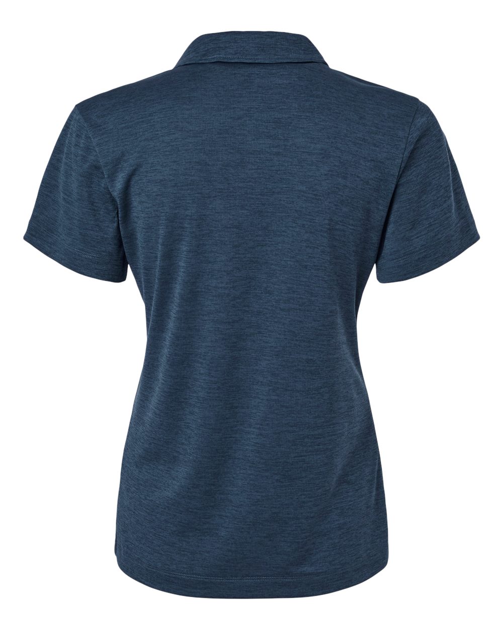 Women's Performance Mélange Polo - Back - B01796653 - Navy Melange