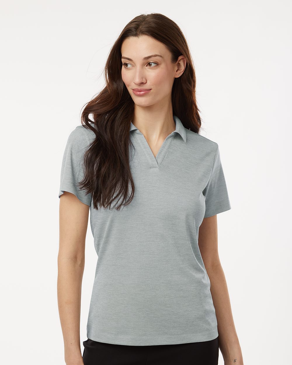 Women's Performance Mélange Polo - styleImage
