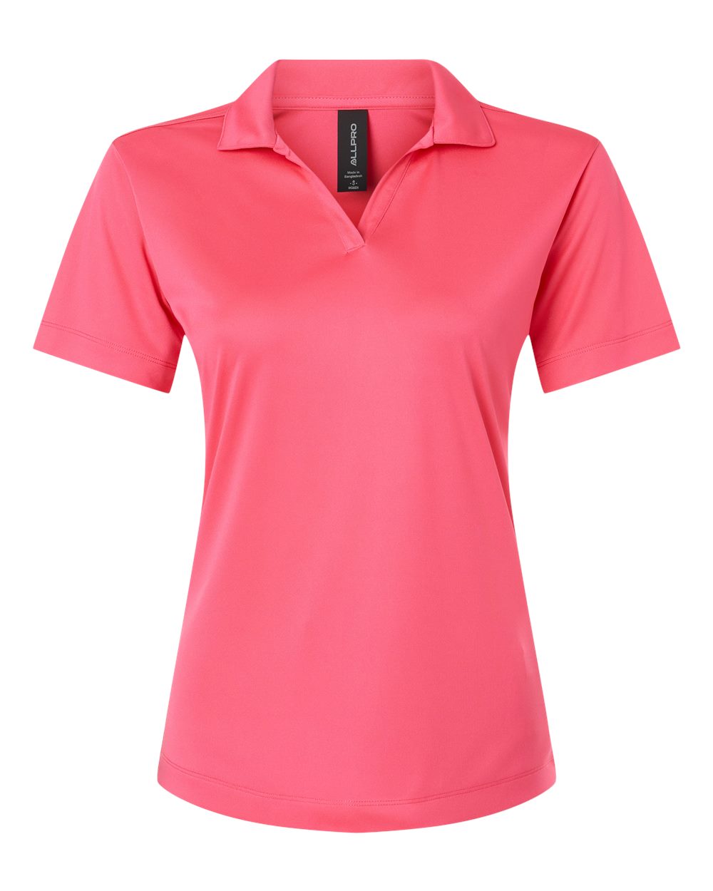 Women's Pro-Lock Performance Polo - Front - B01896303 - Bright Pink