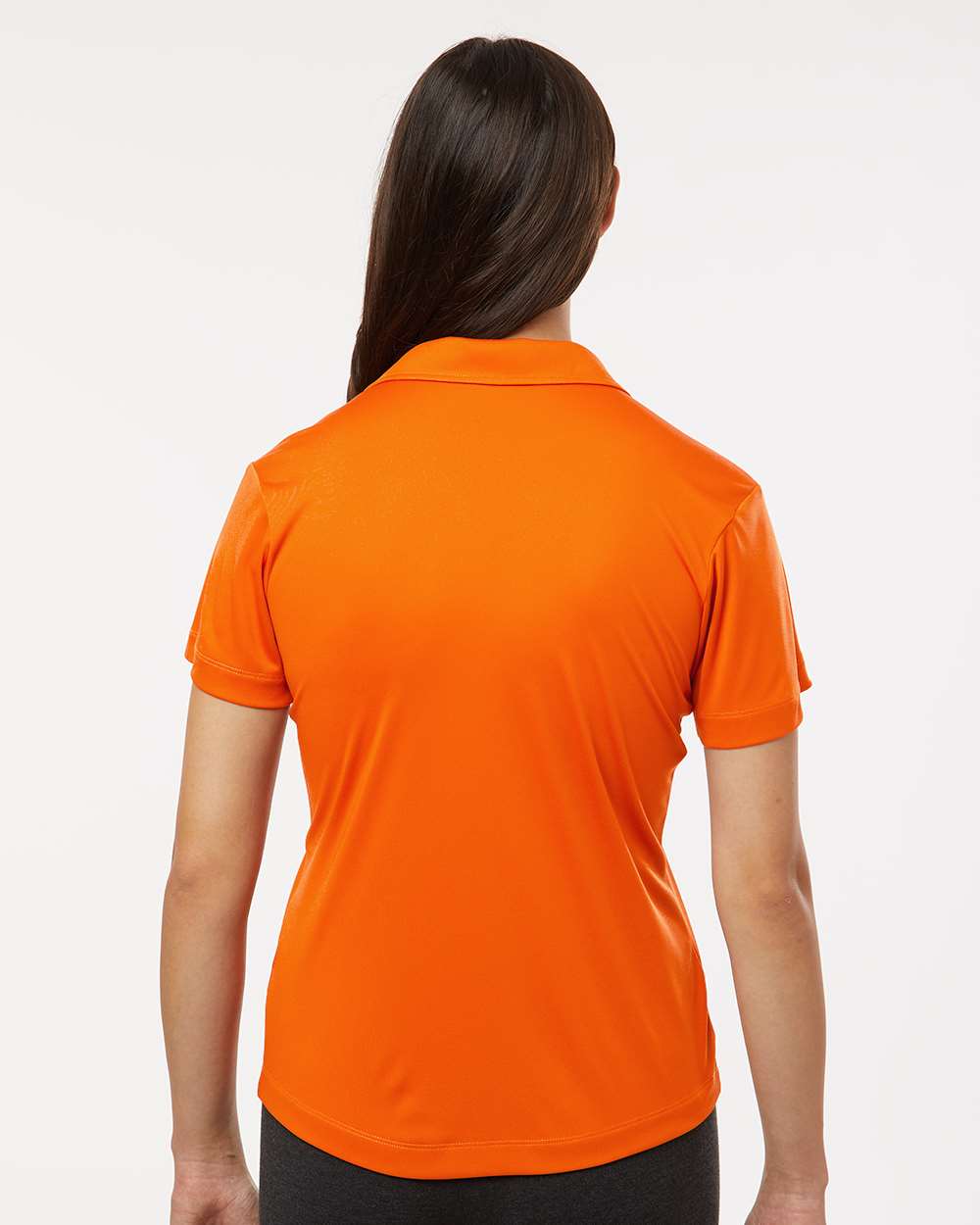 Women's Pro-Lock Performance Polo - OnModelBack - B01896663 - Neon Orange