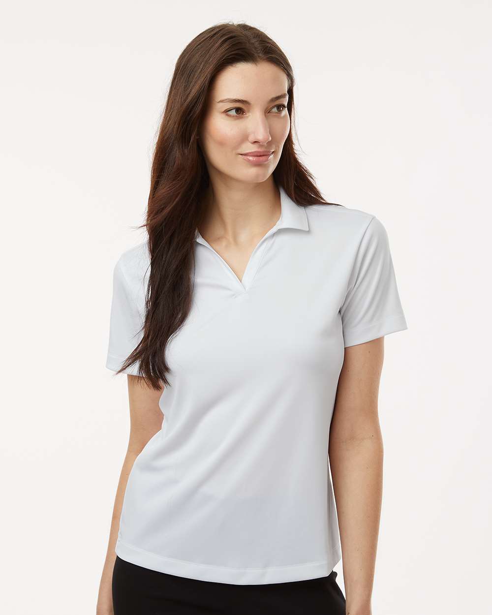 Women's Pro-Lock Performance Polo - OnModelFront - B01896003 - White