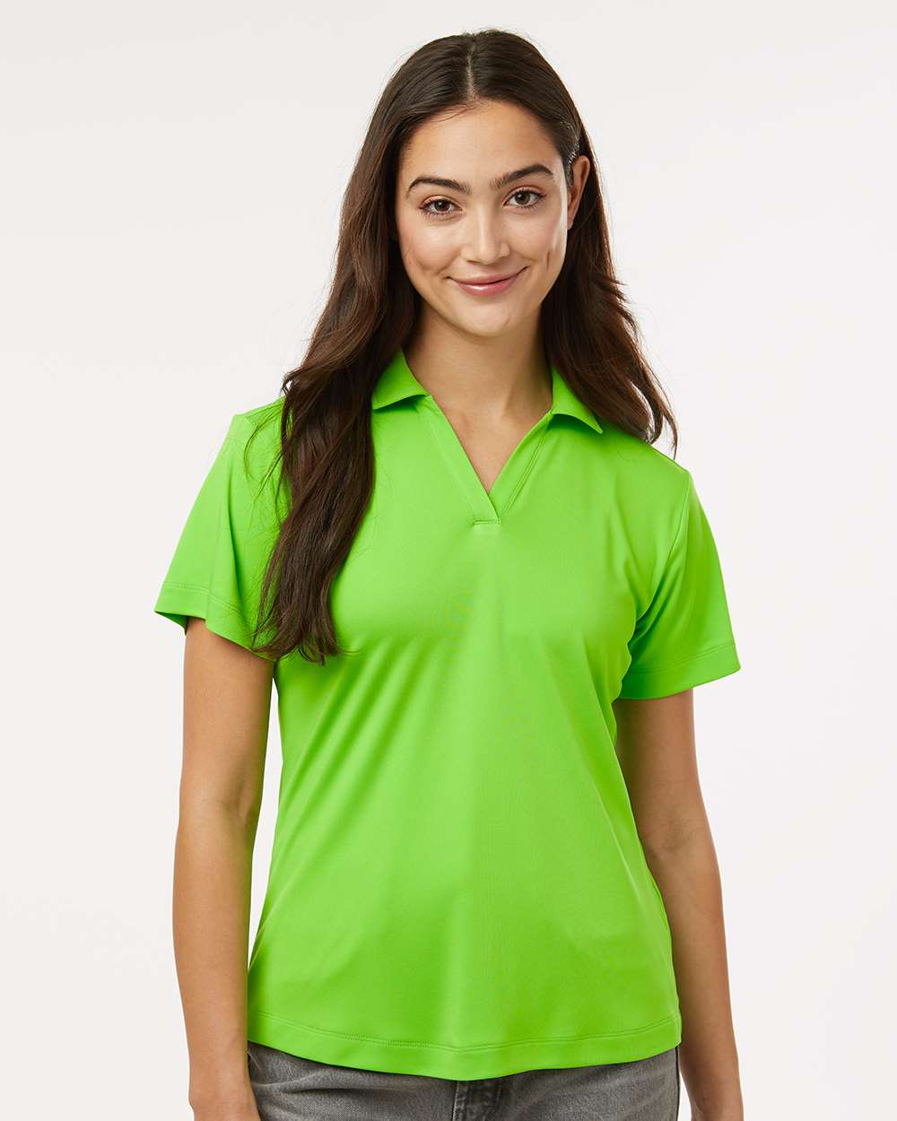 Women's Pro-Lock Performance Polo - OnModelFront - B01896173 - Lime