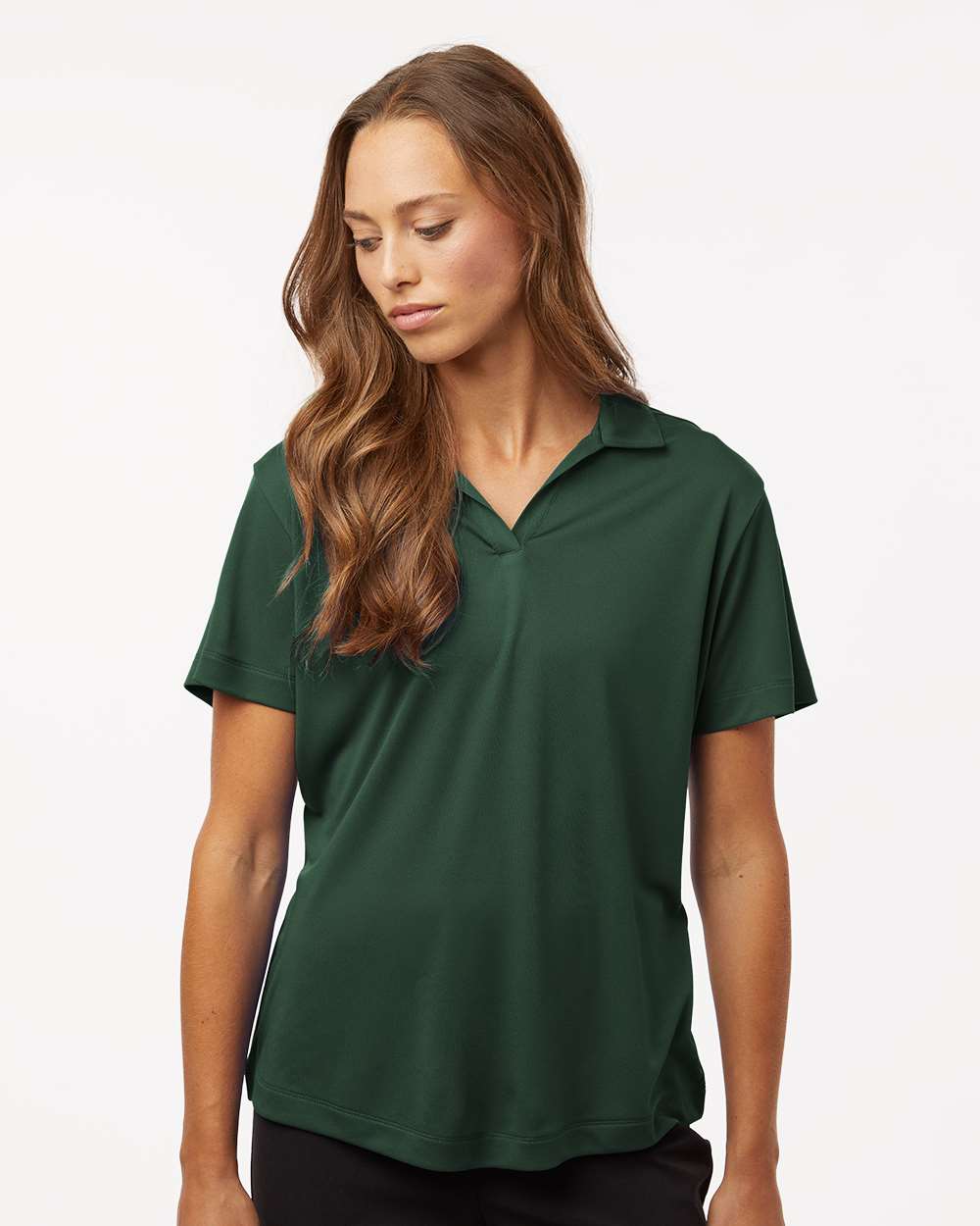 Women's Pro-Lock Performance Polo - OnModelFront - B01896543 - Forest Green