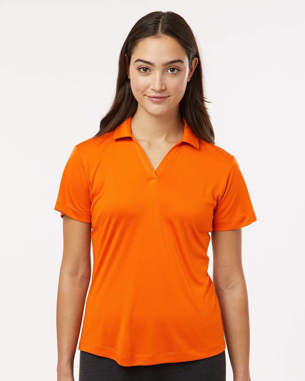Women's Pro-Lock Performance Polo - OnModelFront - B01896663 - Neon Orange