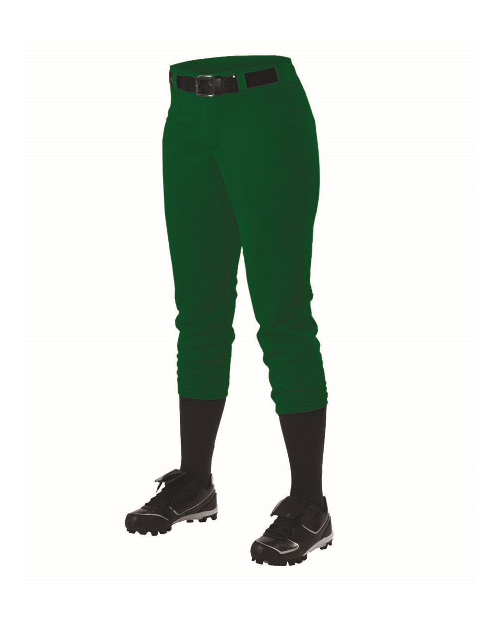 Women's Belt Loop Fast-Pitch Pants - Side - B39785542 - Forest