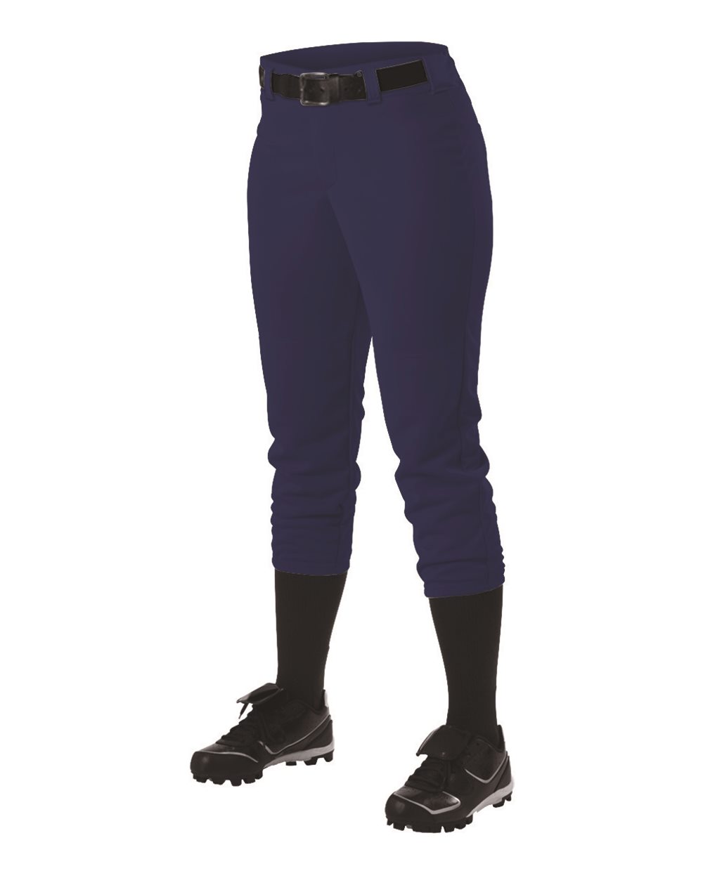Women's Belt Loop Fast-Pitch Pants - Side - B39785652 - Navy