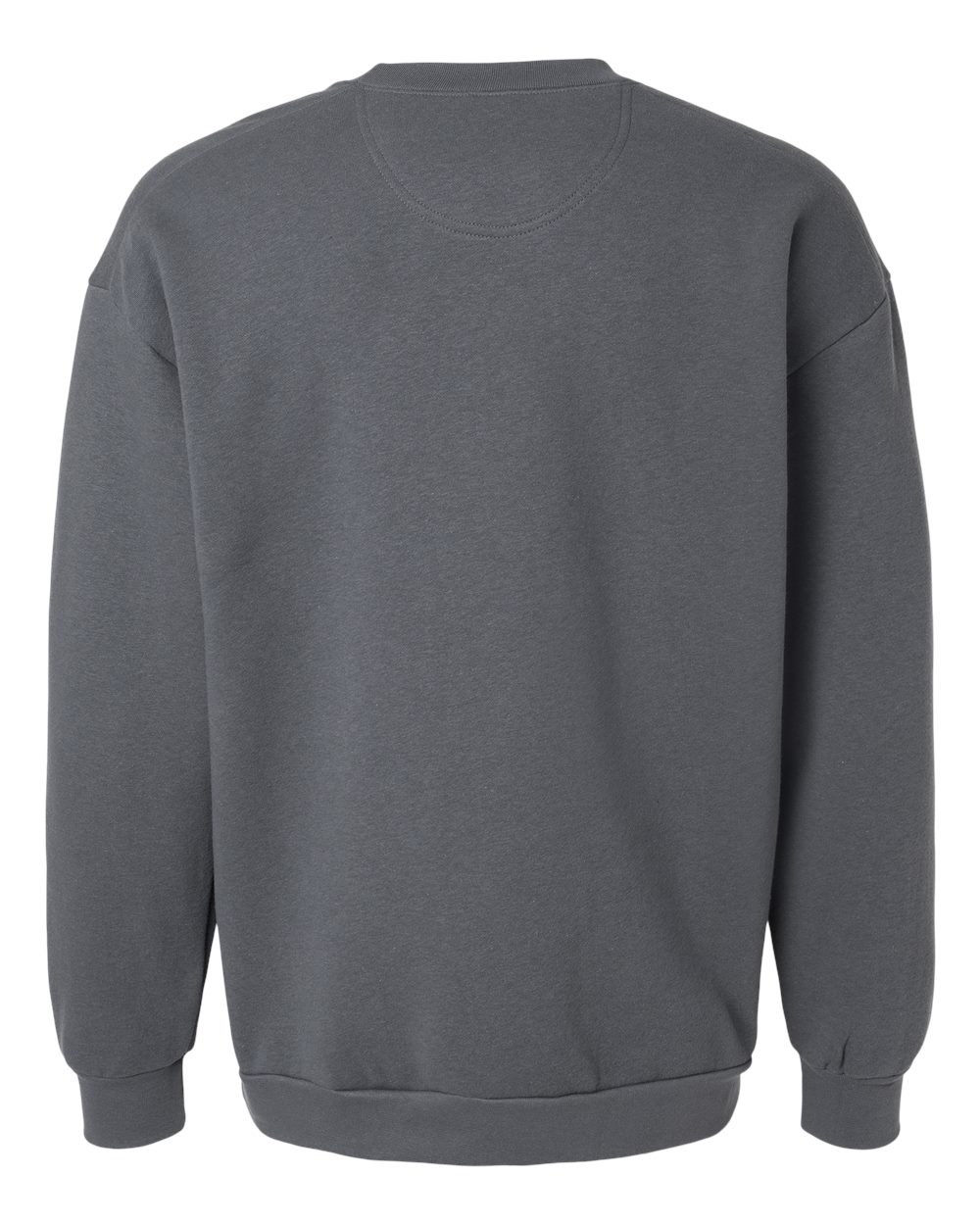 Unisex ReFlex Fleece Crewneck Sweatshirt - Back - B02627092 - Asphalt