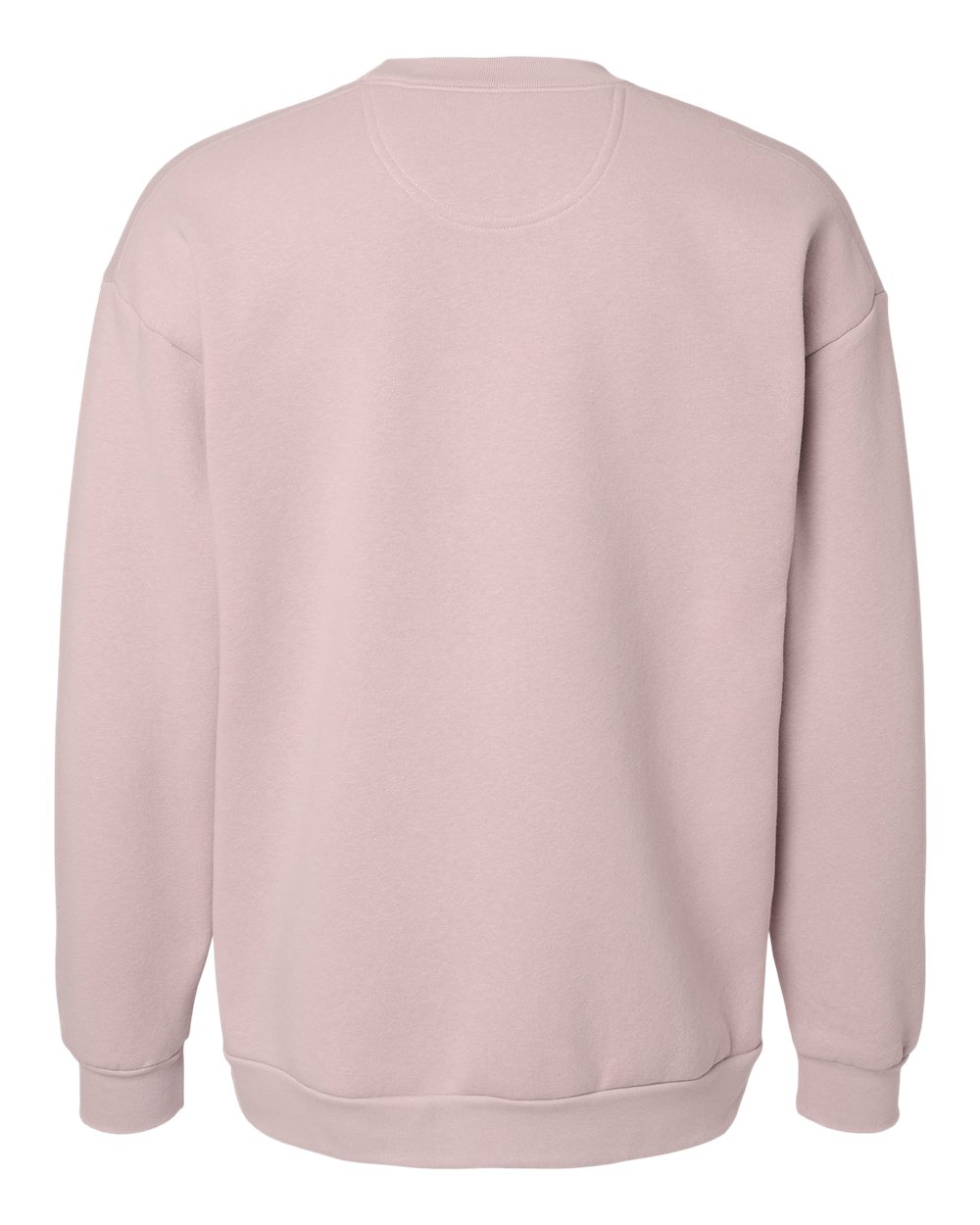 Unisex ReFlex Fleece Crewneck Sweatshirt - Back - B02627302 - Blush