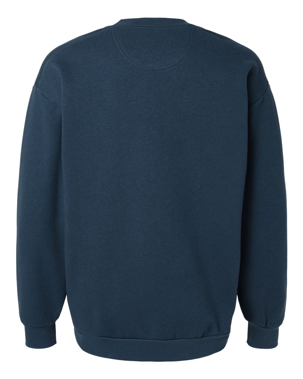 Unisex ReFlex Fleece Crewneck Sweatshirt - Back - B02627382 - Sea Blue