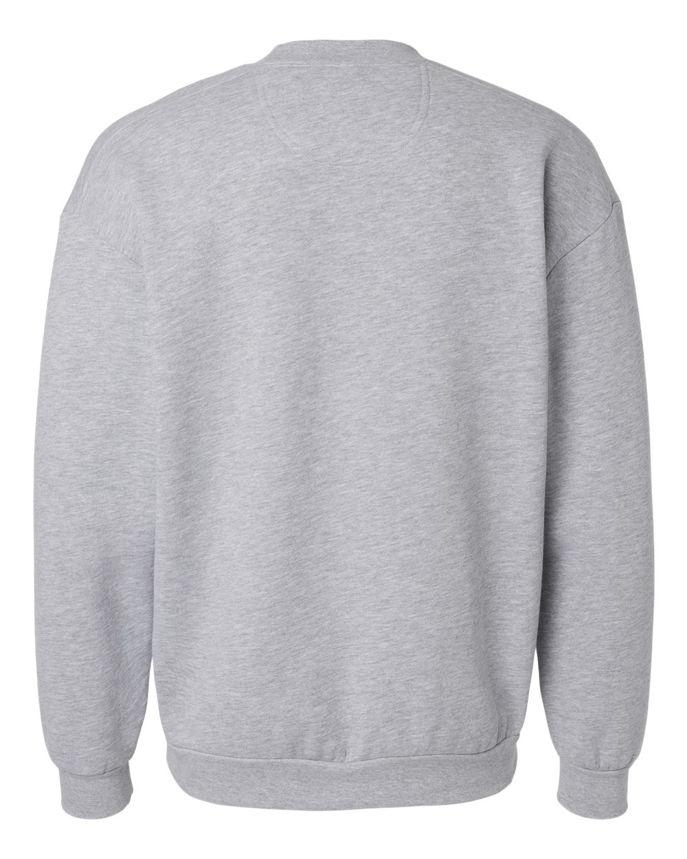 Unisex ReFlex Fleece Crewneck Sweatshirt - Back - B02627582 - Heather Grey
