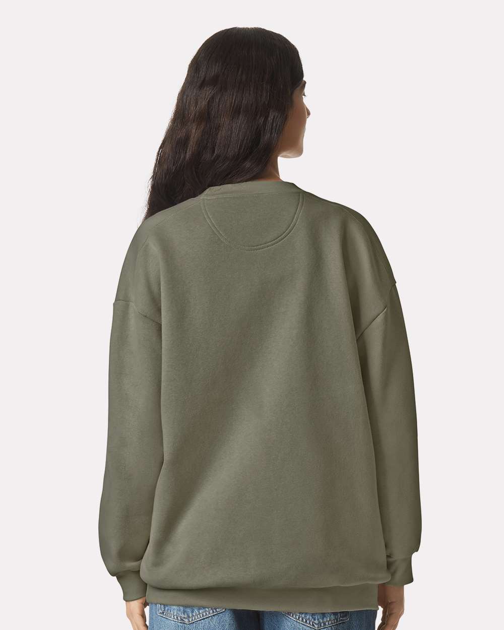 Unisex ReFlex Fleece Crewneck Sweatshirt - OnModelBack - B02627912 - Lieutenant