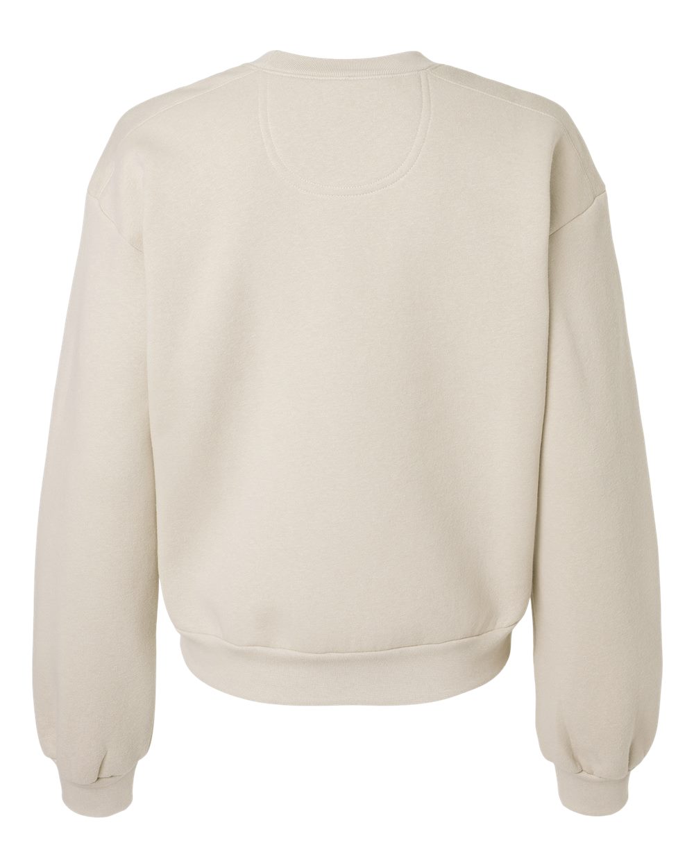 Women's ReFlex Fleece Crewneck Sweatshirt - Back - B02827243 - Bone
