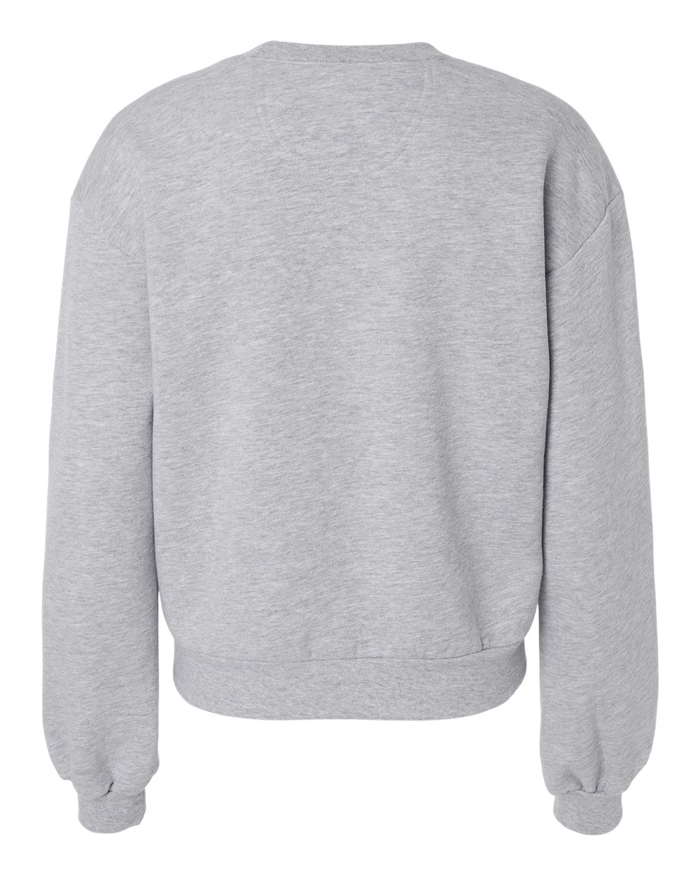 Women's ReFlex Fleece Crewneck Sweatshirt - Back - B02827583 - Heather Grey