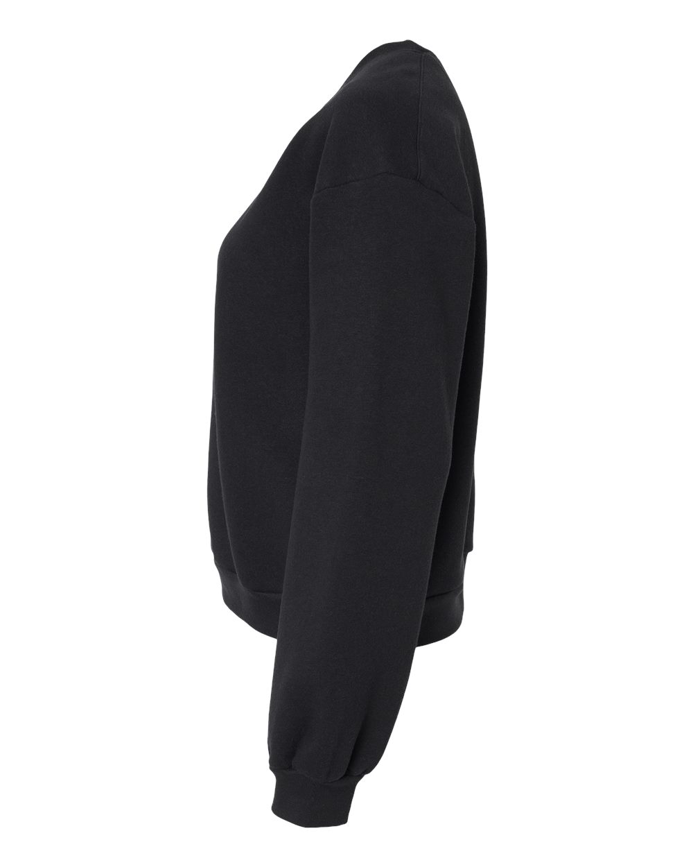 Women's ReFlex Fleece Crewneck Sweatshirt - DirectSide - B02827503 - Black