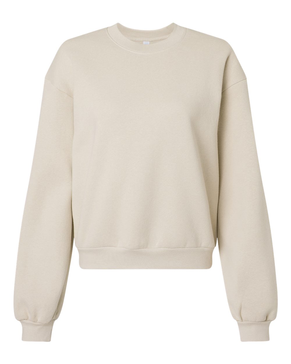 Women's ReFlex Fleece Crewneck Sweatshirt - Front - B02827243 - Bone