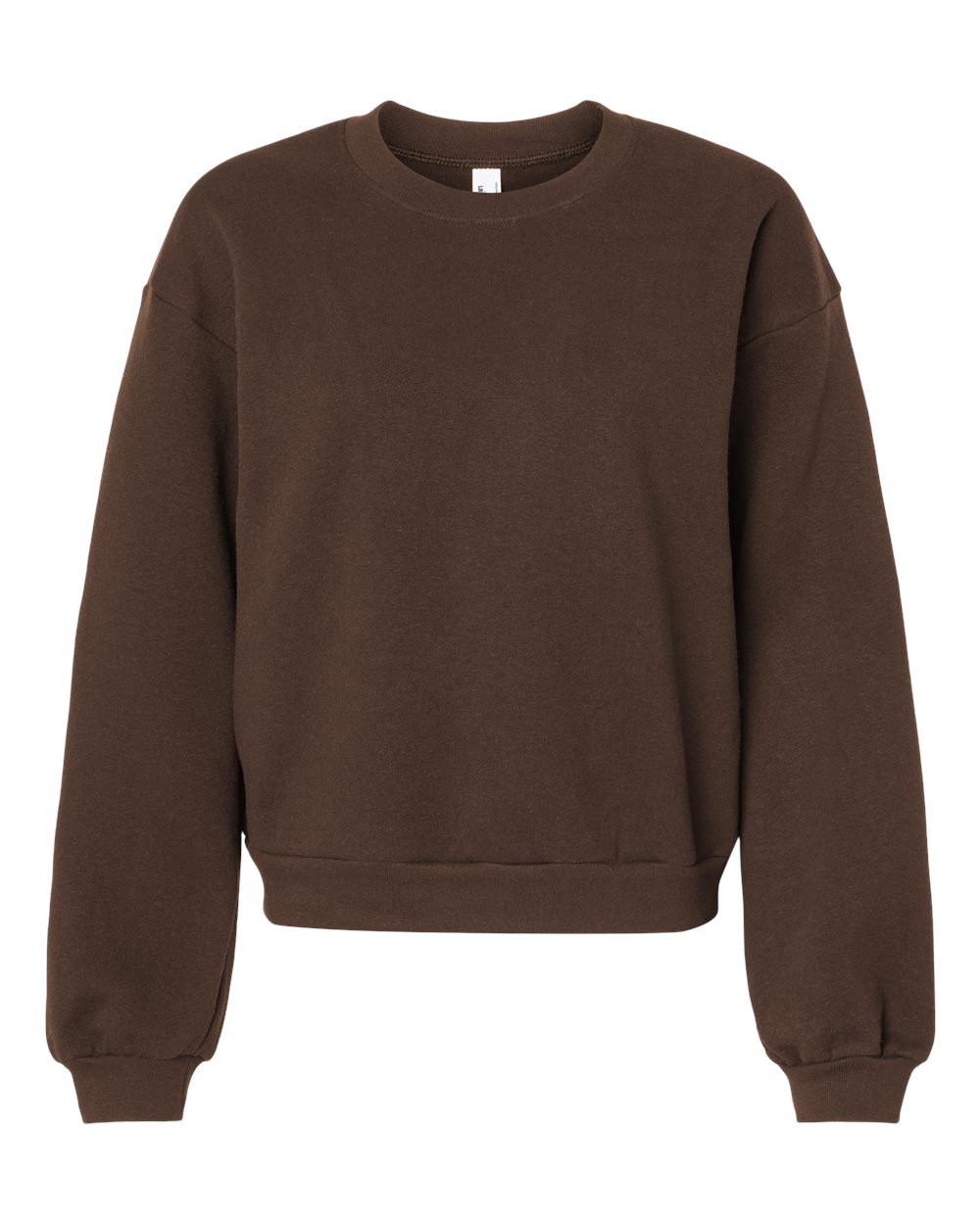 Women's ReFlex Fleece Crewneck Sweatshirt - Front - B02827553 - Brown
