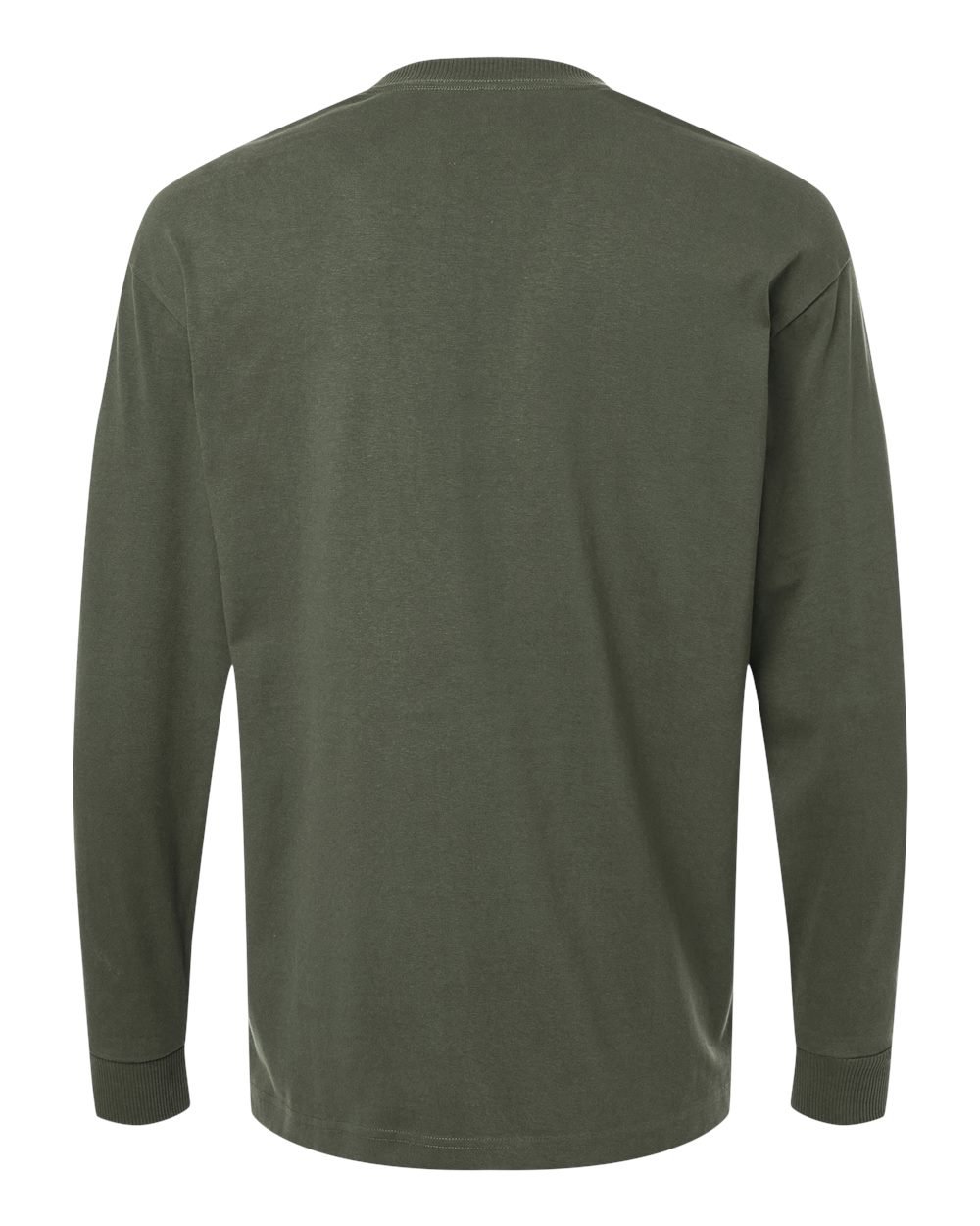 Super Heavyweight Long Sleeve Pocket Tee - Back - B03527543 - Lieutenant
