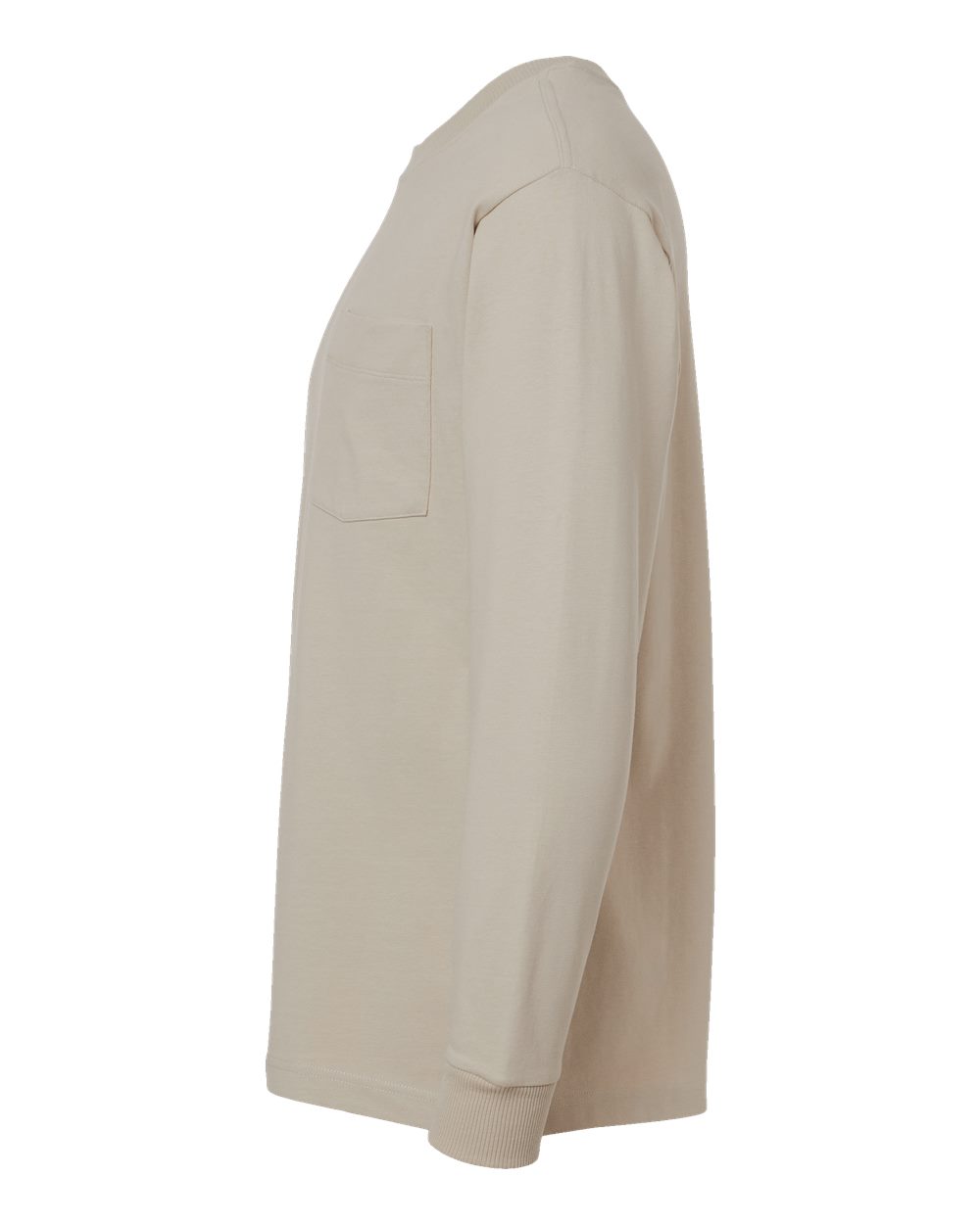 Super Heavyweight Long Sleeve Pocket Tee - DirectSide - B03527243 - Bone