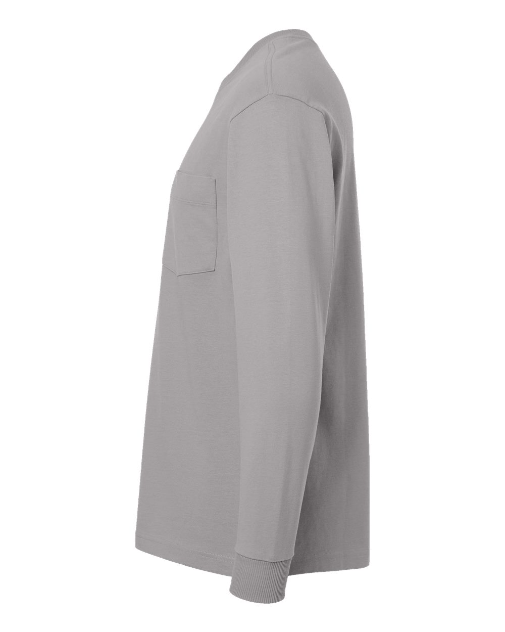 Super Heavyweight Long Sleeve Pocket Tee - DirectSide - B03527593 - Gravel