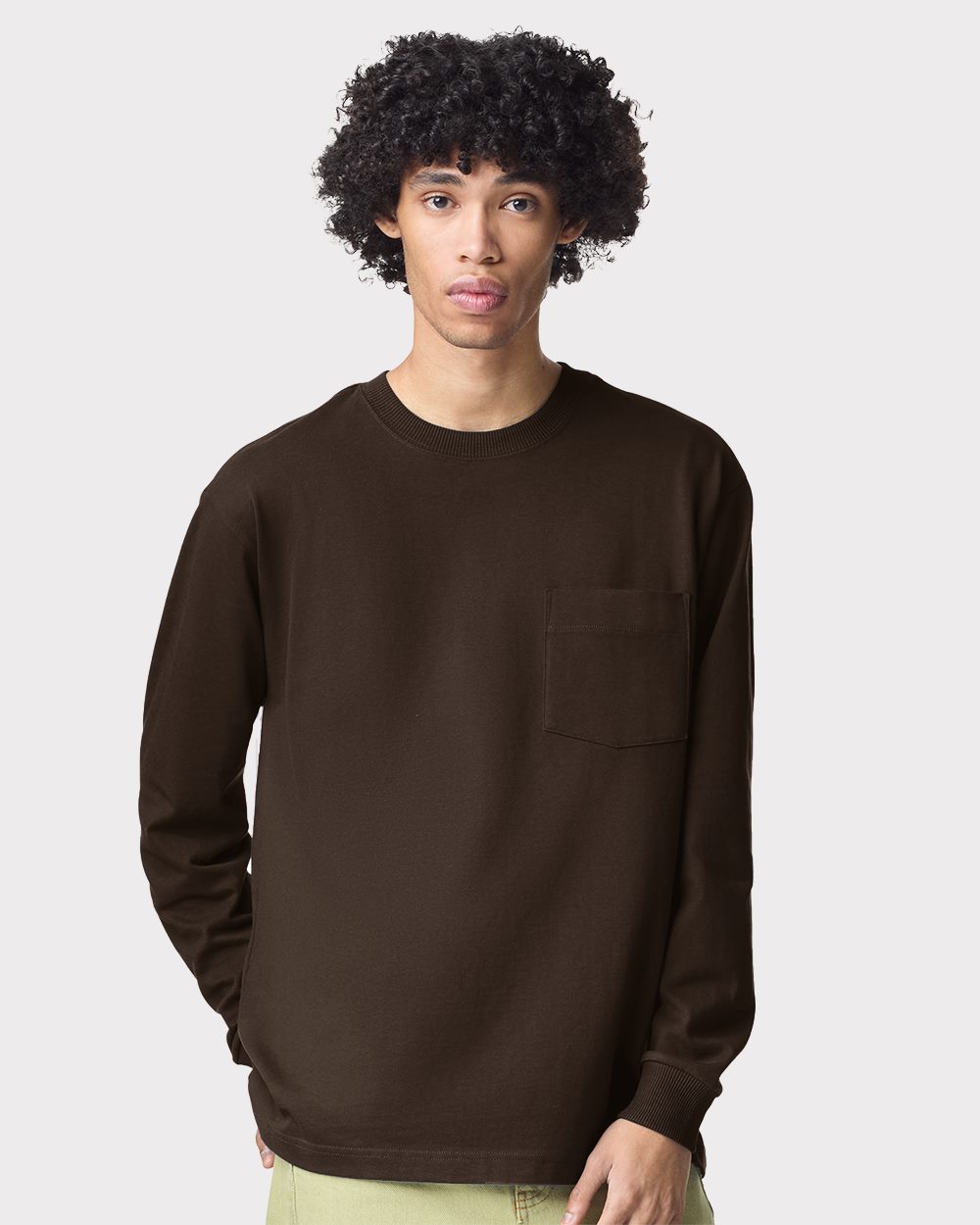 Super Heavyweight Long Sleeve Pocket Tee - styleImage