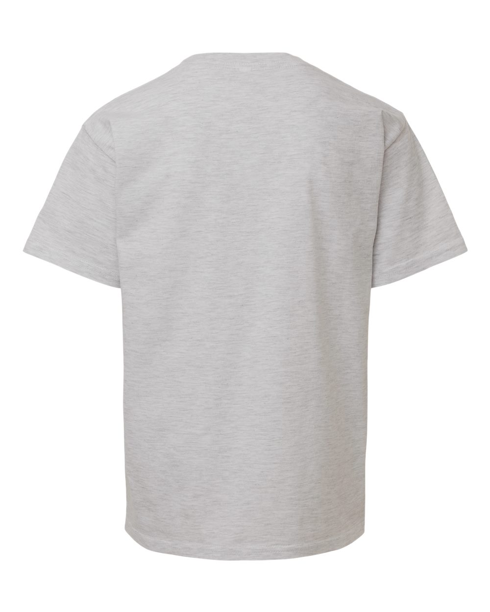 Youth Fine Jersey Tee - Back - B03727022 - Ash Grey