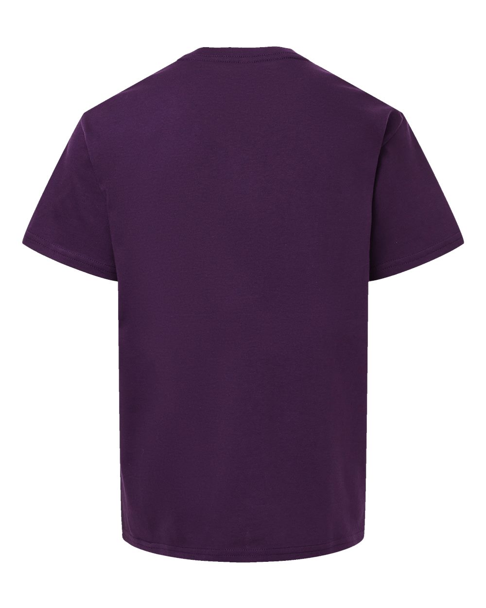 Youth Fine Jersey Tee - Back - B03727032 - Eggplant