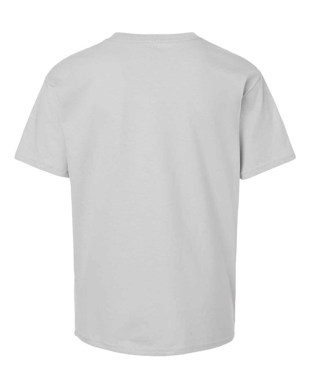 Youth Fine Jersey Tee - Back - B03727352 - New Silver