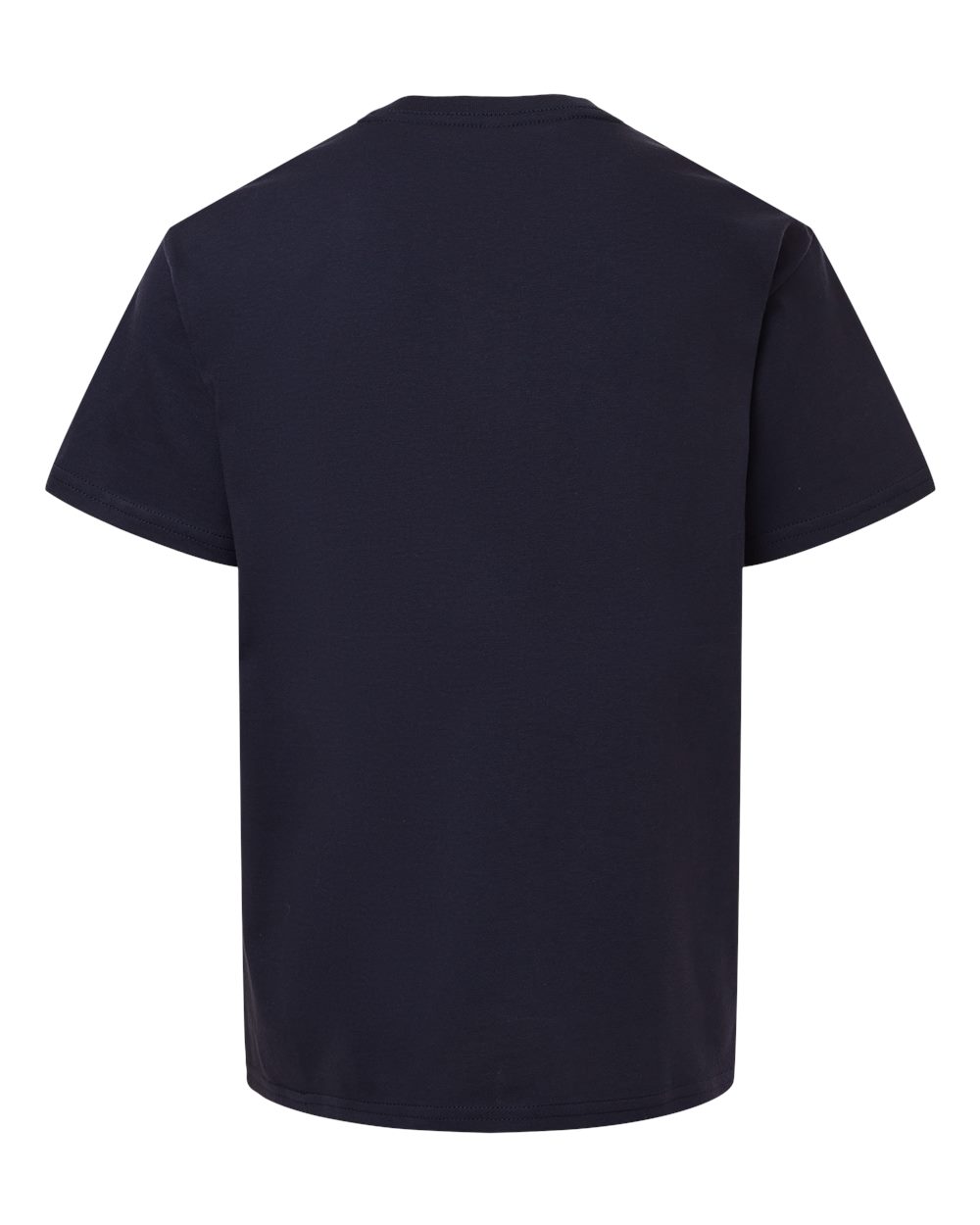 Youth Fine Jersey Tee - Back - B03727652 - Navy