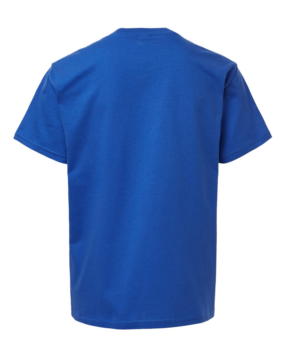 Youth Fine Jersey Tee - Back - B03727752 - Royal Blue