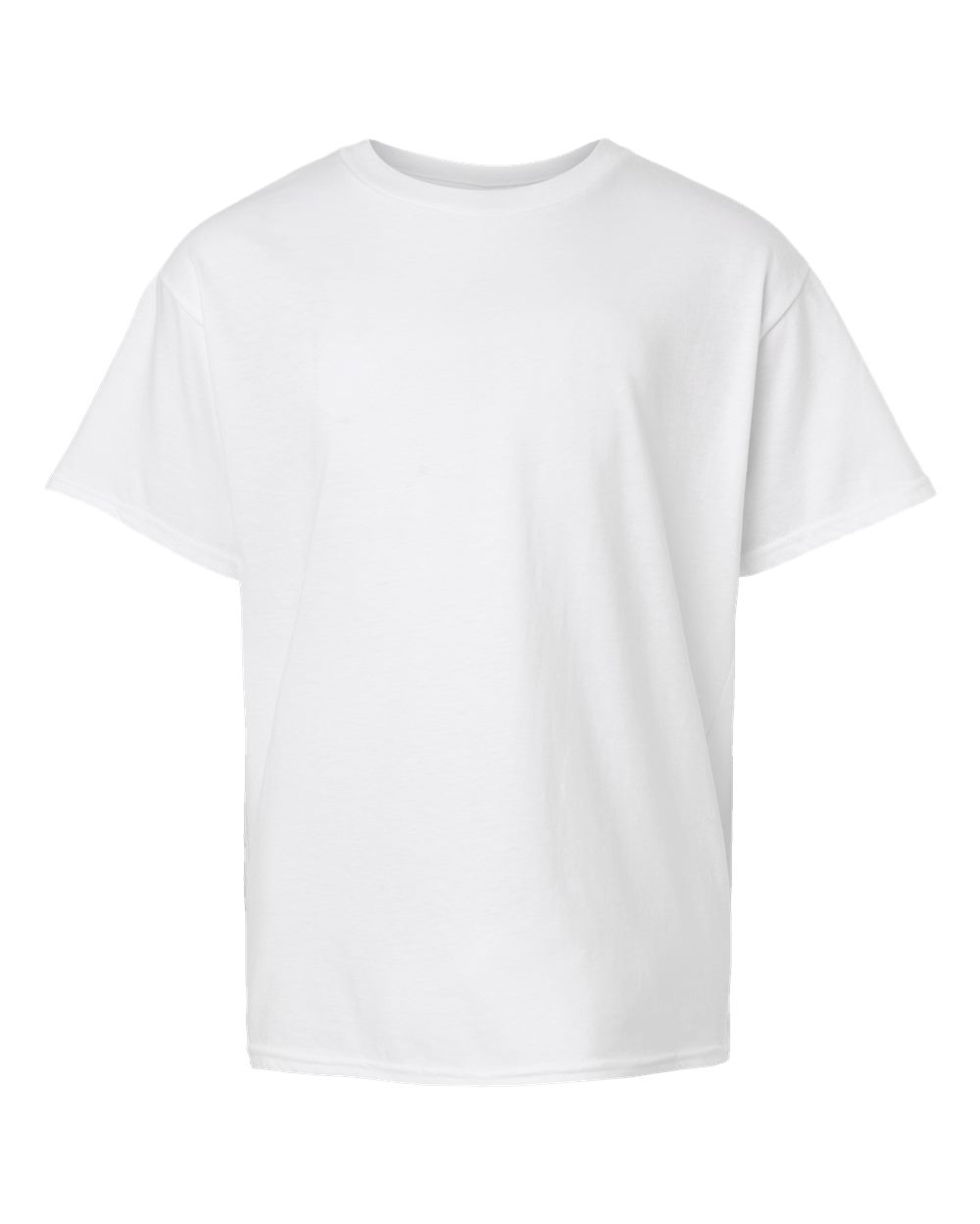Youth Fine Jersey Tee - Front - B03727002 - White