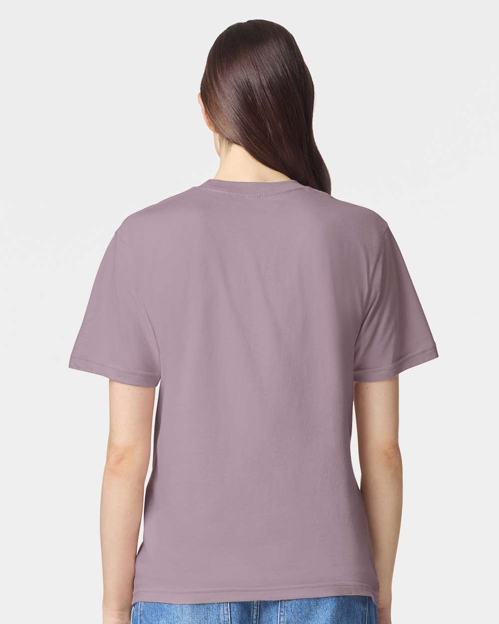 Fine Jersey Tee - OnModelBack - B00127063 - Smokey Violet