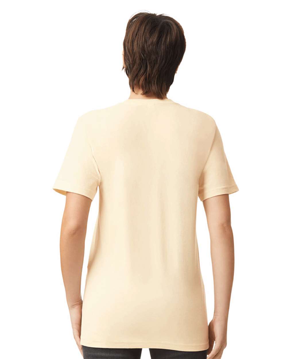Fine Jersey Tee - OnModelBack - B00127233 - Cream