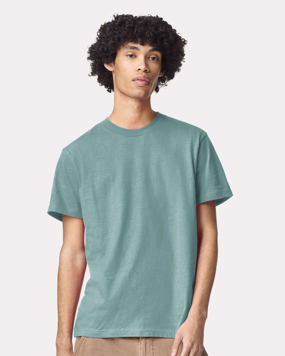 Fine Jersey Tee - OnModelFront - B00127323 - Arctic