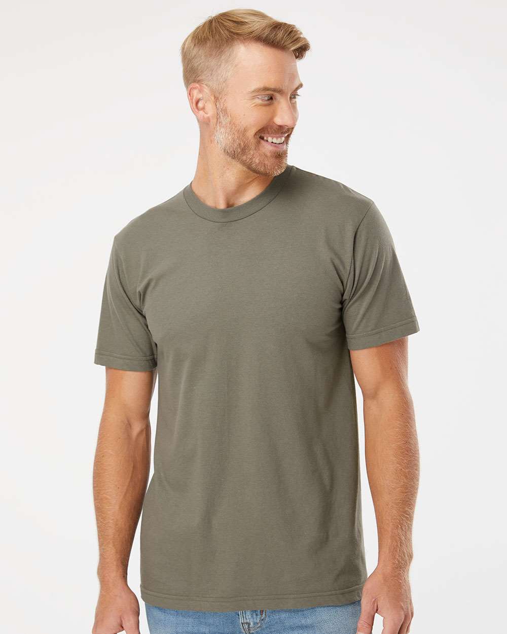 Fine Jersey Tee - OnModelFront - B00127913 - Lieutenant