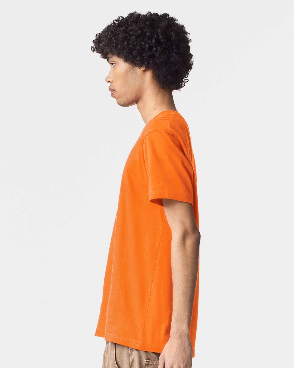 Fine Jersey Tee - OnModelSide - B00127663 - Orange