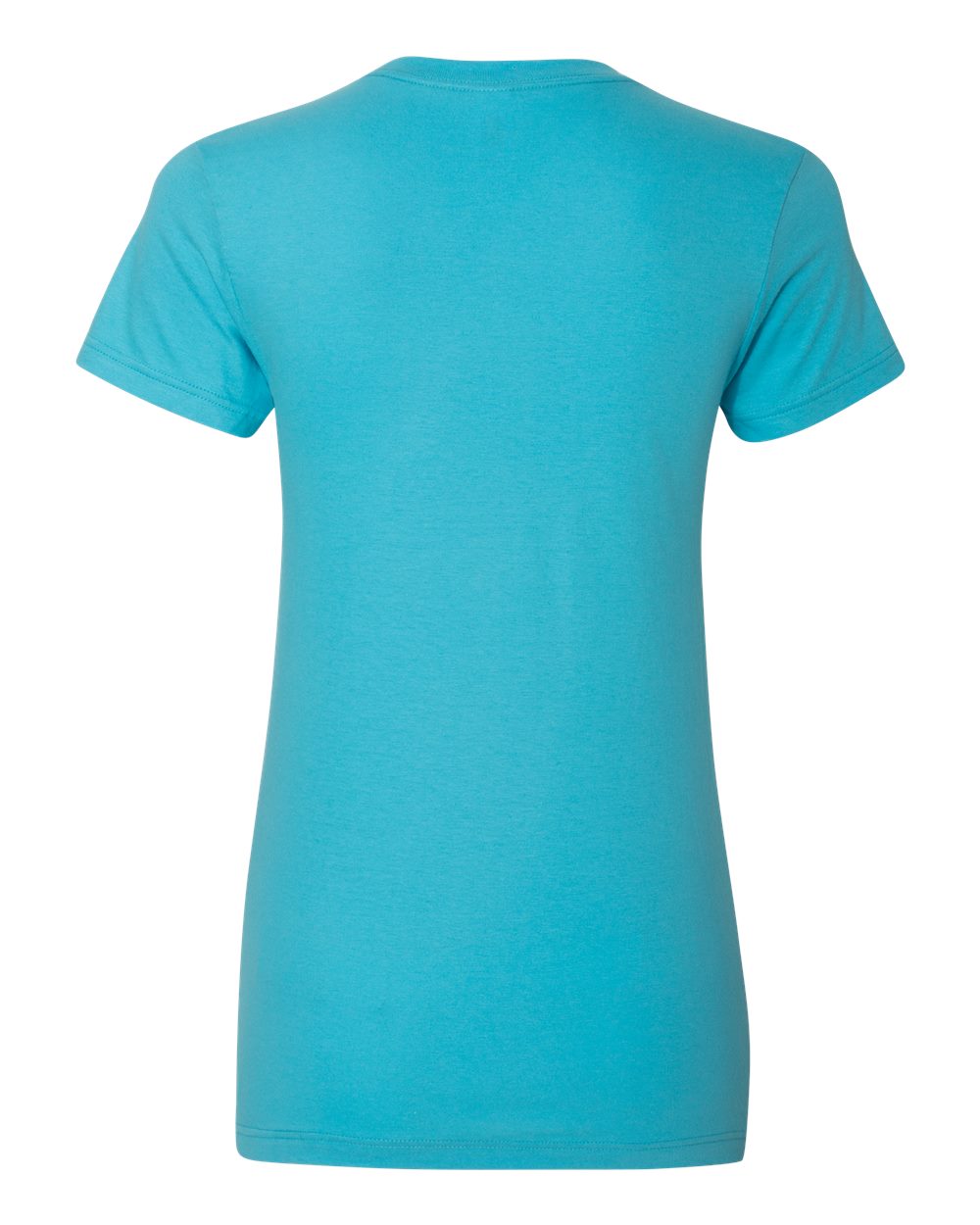 Women’s Fine Jersey Tee - Back - B00527054 - Aqua