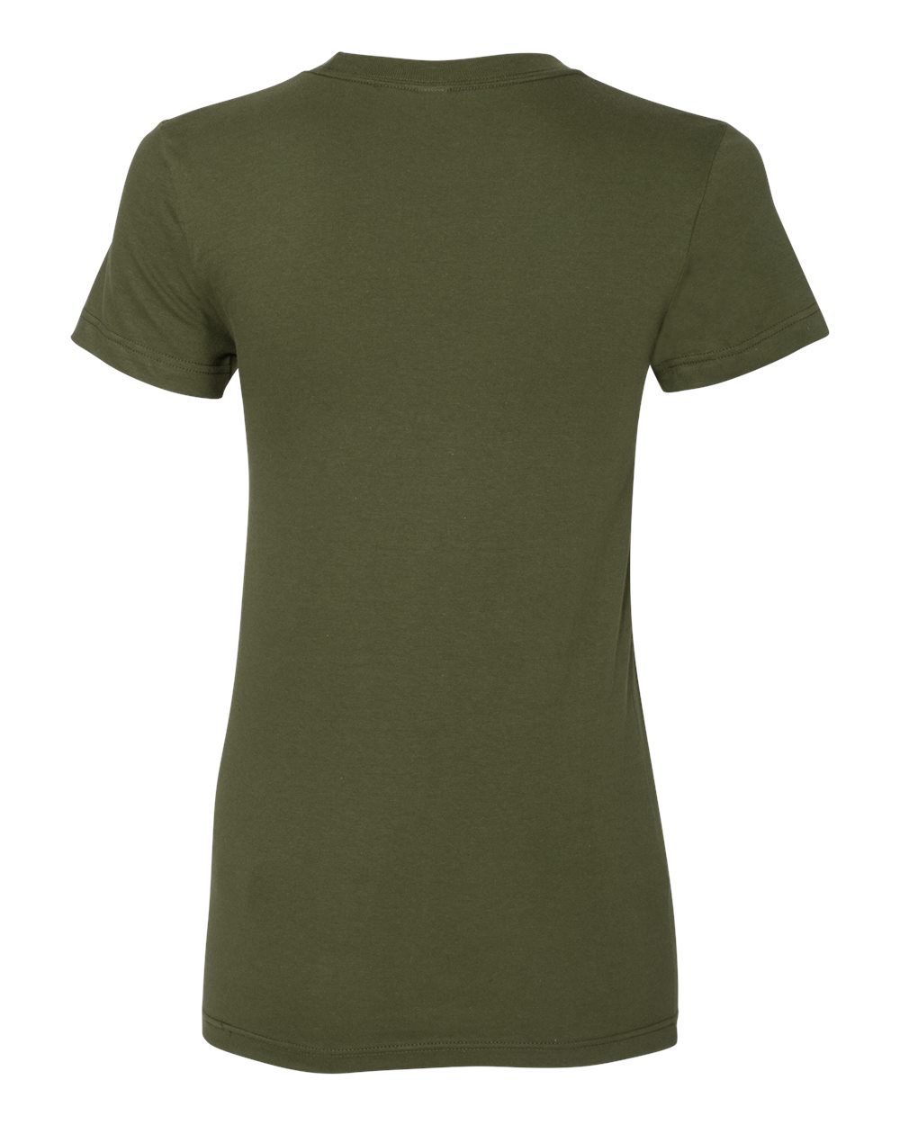 Women’s Fine Jersey Tee - Back - B00527647 - Olive