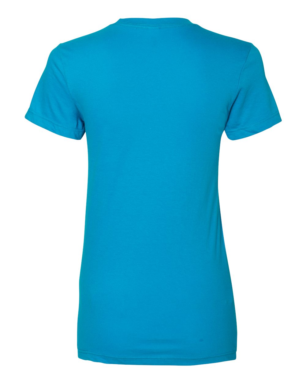 Women’s Fine Jersey Tee - Back - B00527763 - Teal