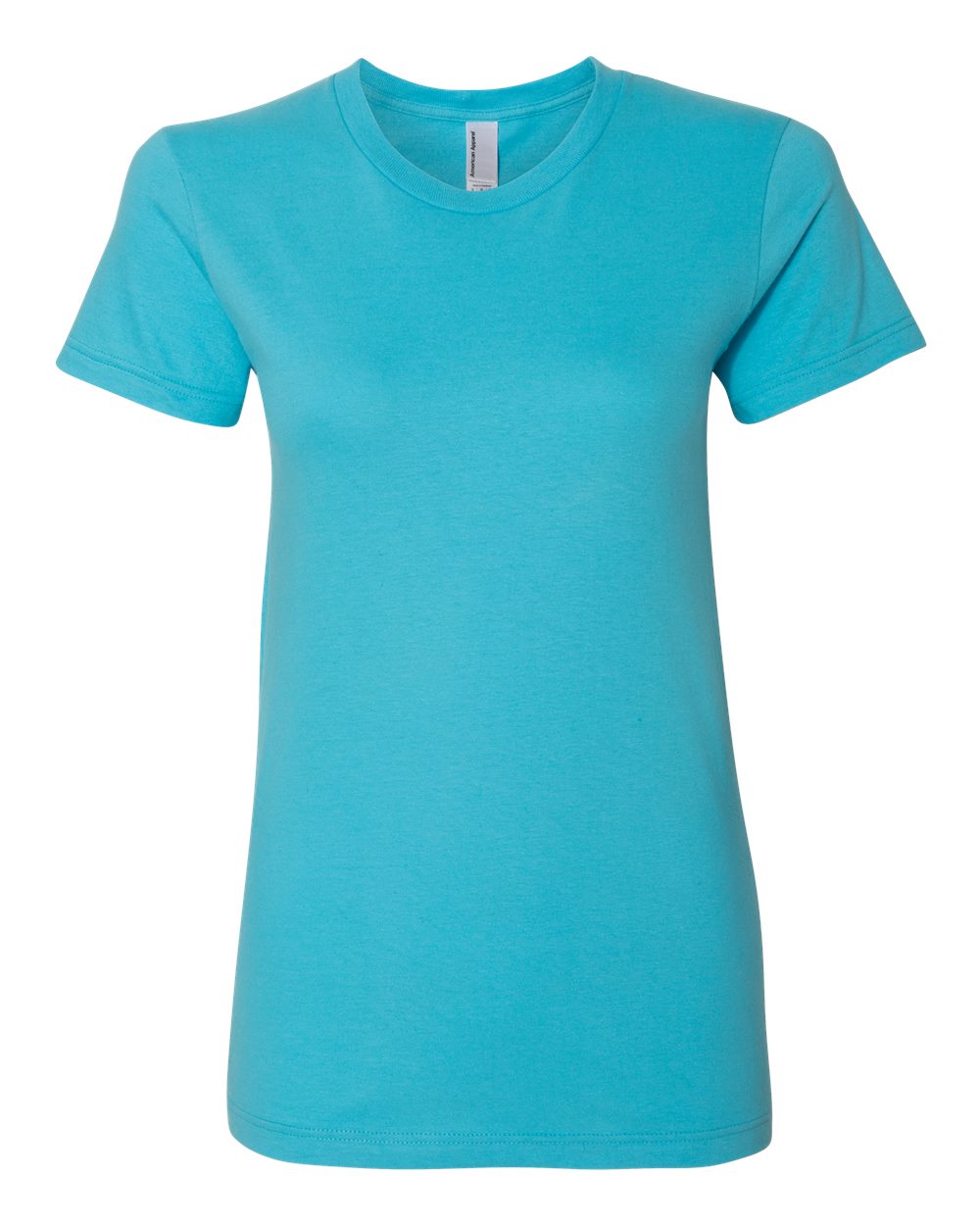 Women’s Fine Jersey Tee - Front - B00527054 - Aqua