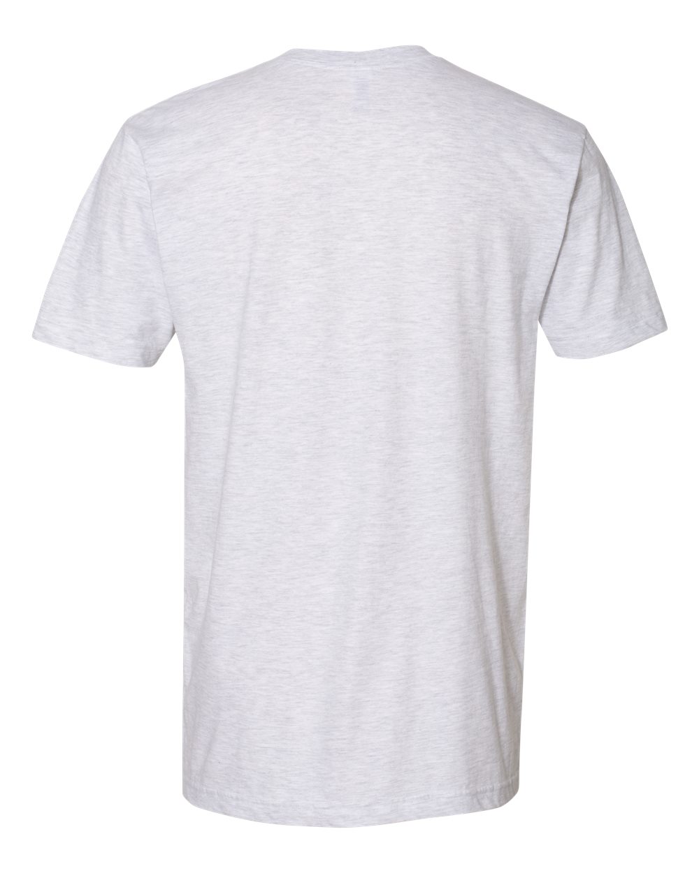 Unisex Fine Jersey V-Neck Tee - Back - B00627021 - Ash Grey