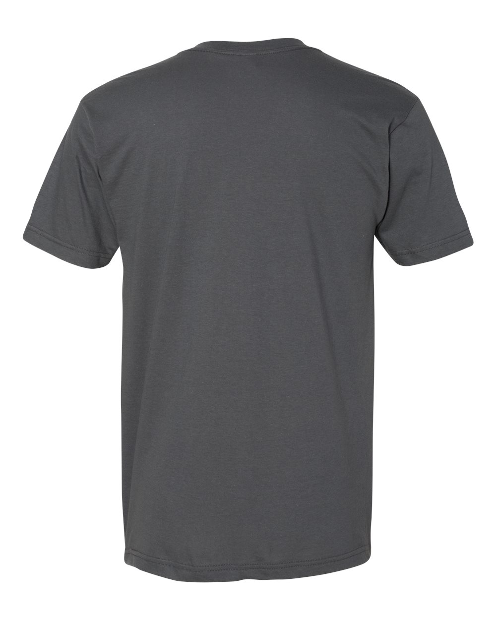 Unisex Fine Jersey V-Neck Tee - Back - B00627091 - Asphalt