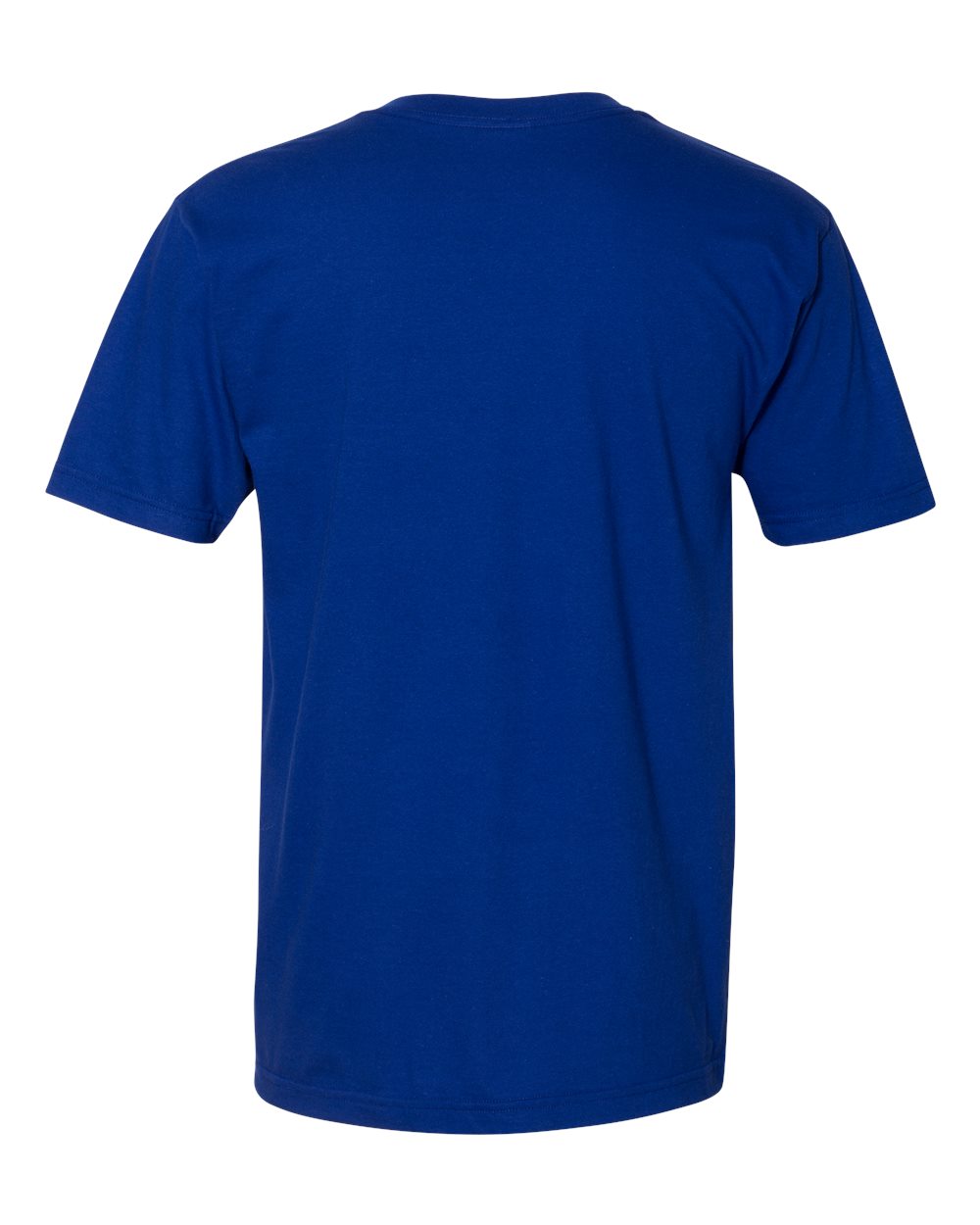 Unisex Fine Jersey V-Neck Tee - Back - B00627211 - Lapis
