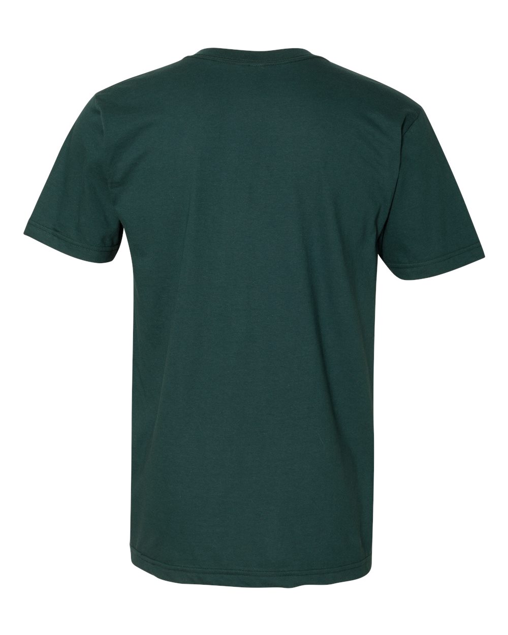 Unisex Fine Jersey V-Neck Tee - Back - B00627541 - Forest