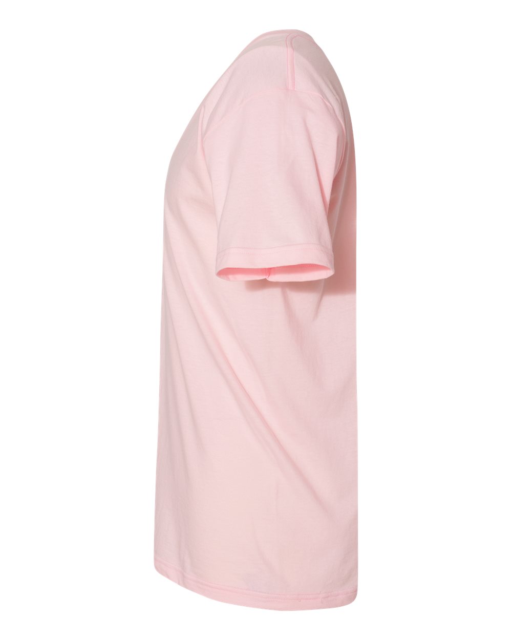 Unisex Fine Jersey V-Neck Tee - DirectSide - B00627301 - Light Pink
