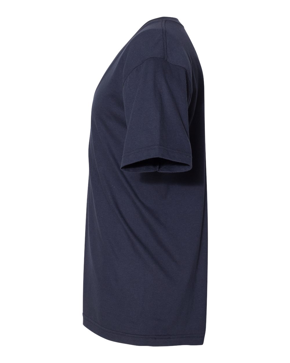 Unisex Fine Jersey V-Neck Tee - DirectSide - B00627651 - Navy