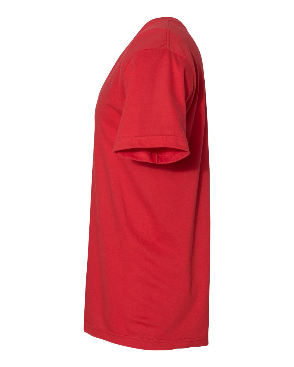 Unisex Fine Jersey V-Neck Tee - DirectSide - B00627701 - Red