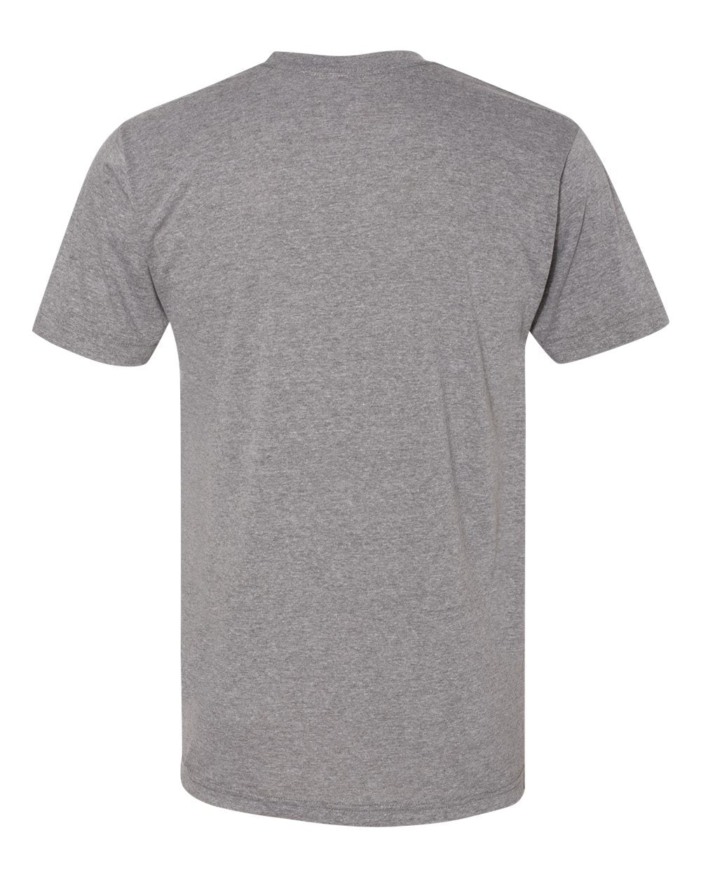 Triblend Track Tee - Back - B01227022 - Athletic Grey